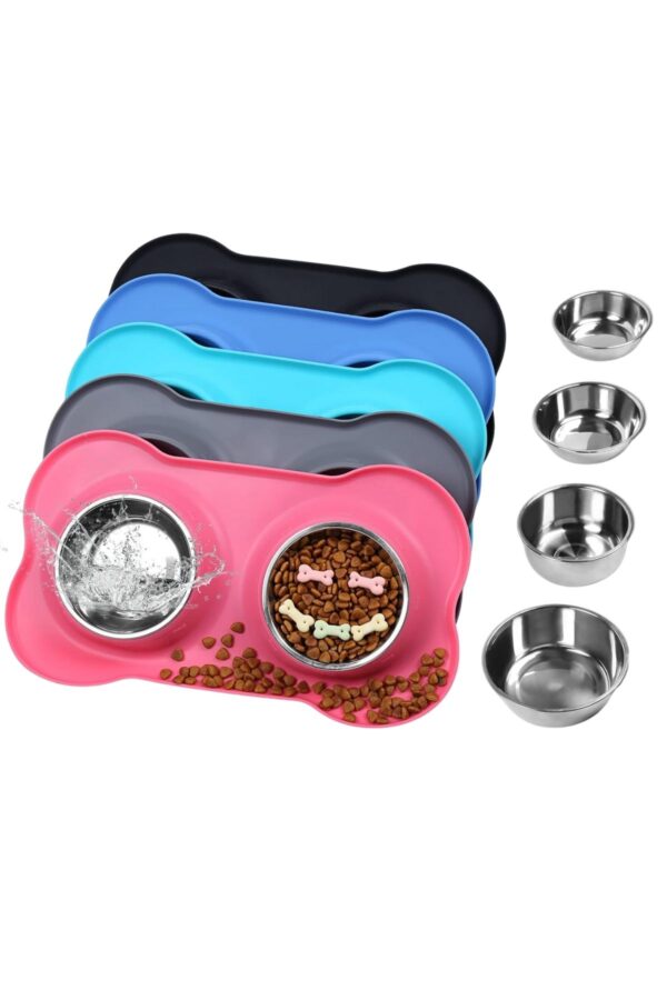 Kedi-Köpek Mama Kabı Kaymaz Silikon